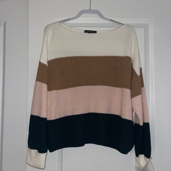 French Connection Color Block Sweater - Picture 1 of 3